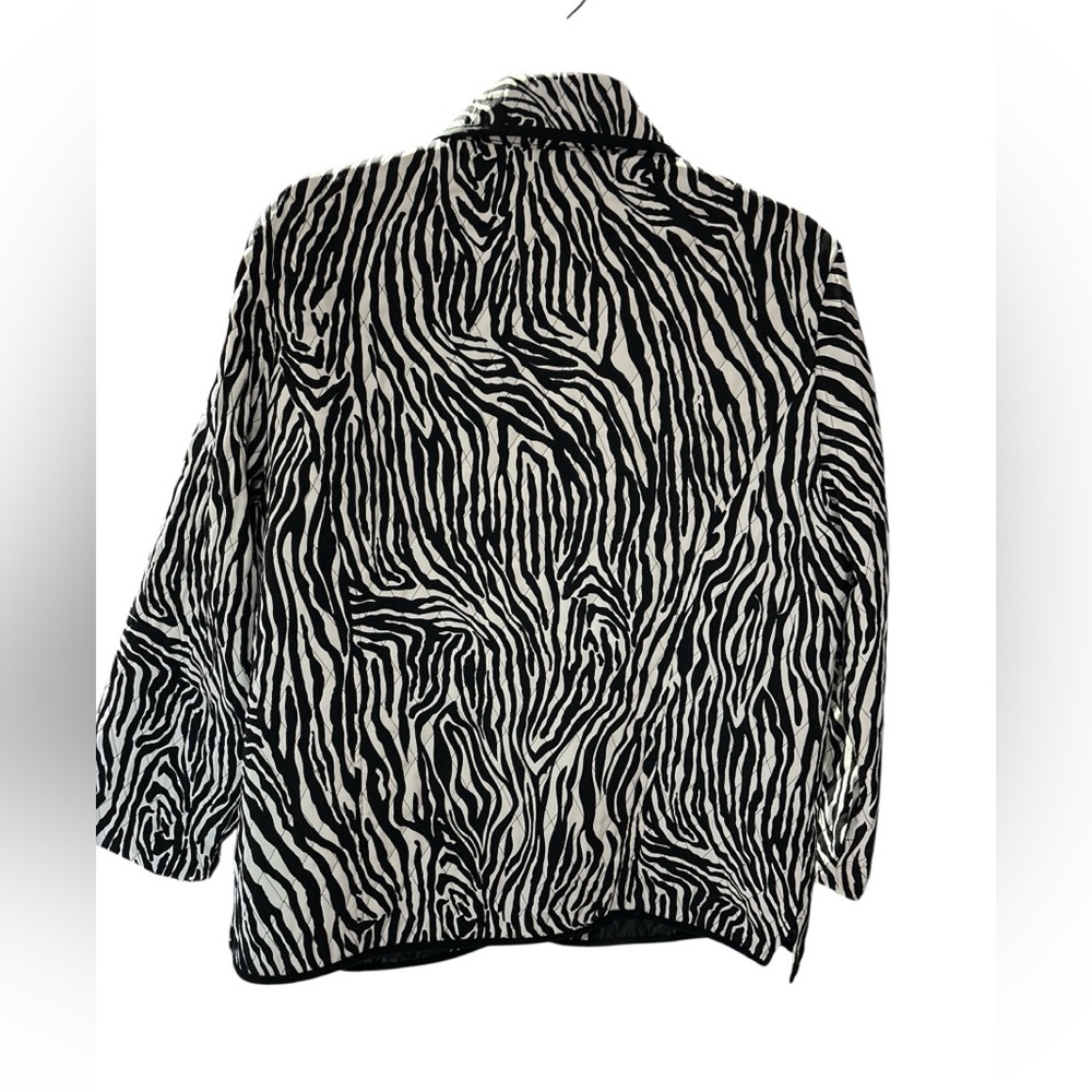 Requirements Monochrome Zebra Pattern Jacket - image 5